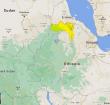 A map highlighting Tigray region in northern Ethiopia, PHOTO | GOOGLE MAPS