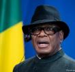 Mali President Ibrahim Boubacar Keita poses for a picture during a summit