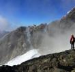 The ice and snow at the the top of the Rwenzori Mountains, seen here in 2016, are slowly melting